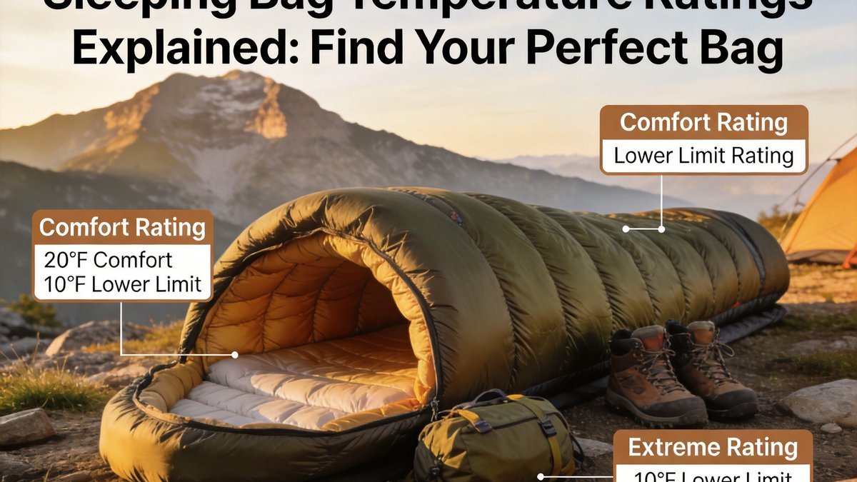 Sleeping Bag Ratings Explained: Temperature, Fill, and Weight Compared