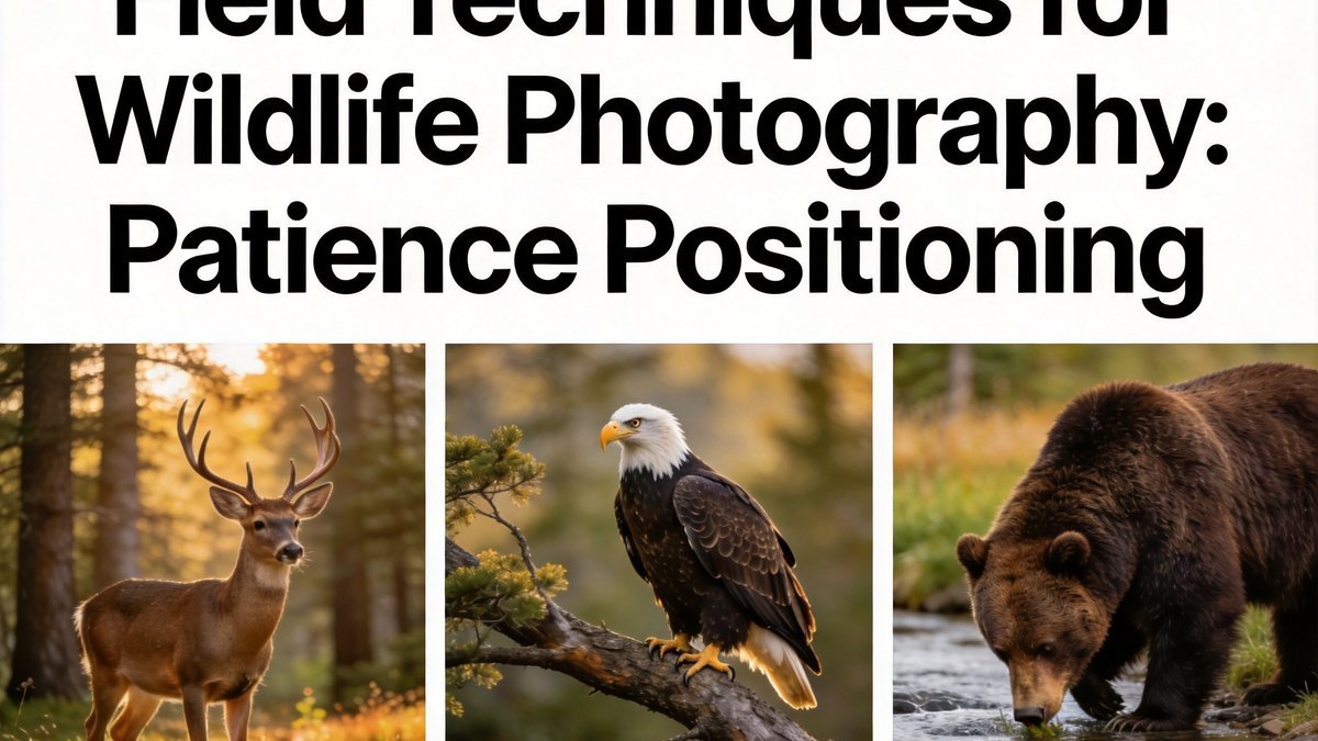 Field Techniques for Wildlife Photographers: Approach, Hide, and Patience